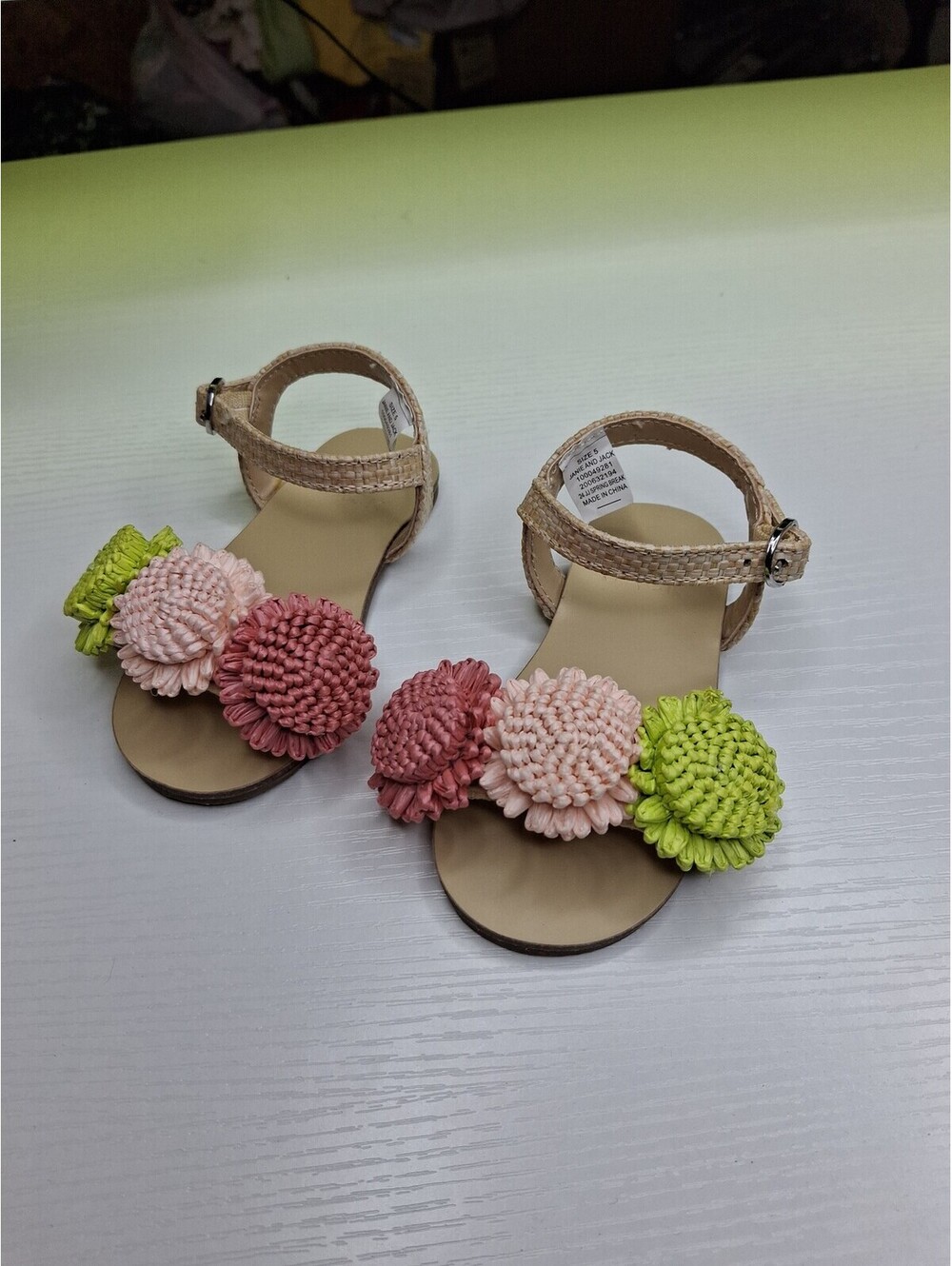 Janie and Jack Little Girls Sandals NWOT size 5
